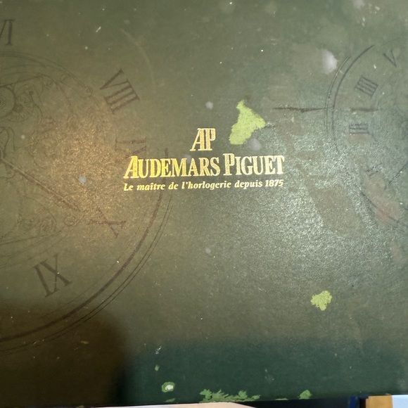 Audemars Piguet Dark Green Box with Gold Accents